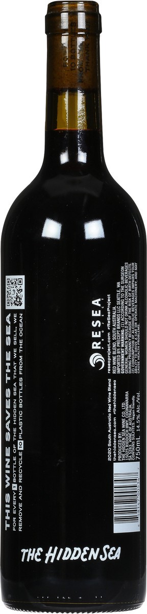 slide 2 of 9, The Hidden Sea Red Blend Wine, 750 ml