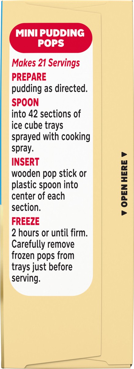 slide 7 of 9, Jell-O Vanilla Artificially Flavored Zero Sugar Instant Reduced Calorie Pudding & Pie Filling Mix, Family Size, 1.5 oz Box, 1.5 oz