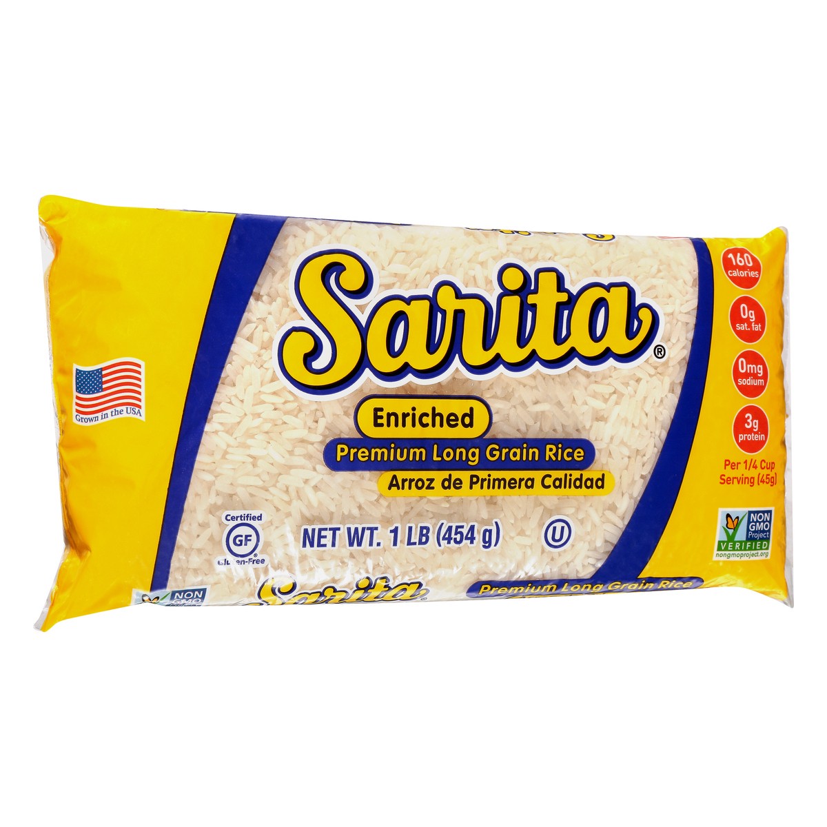 slide 2 of 13, Sarita Enriched Premium Rice 1 lb, 1 lb