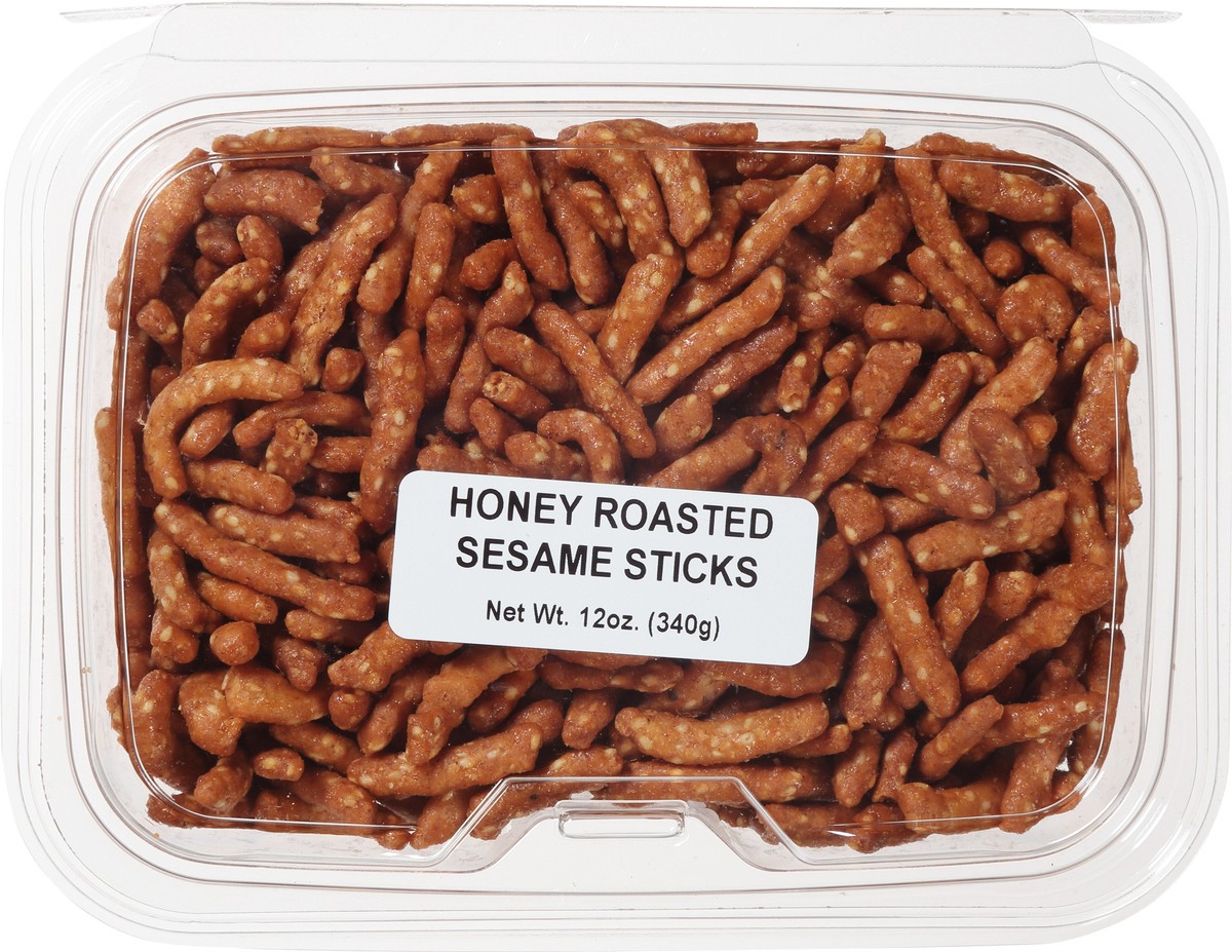 slide 11 of 12, JLM Manufacturing Honey Roasted Sesame Sticks 12 oz, 12 oz