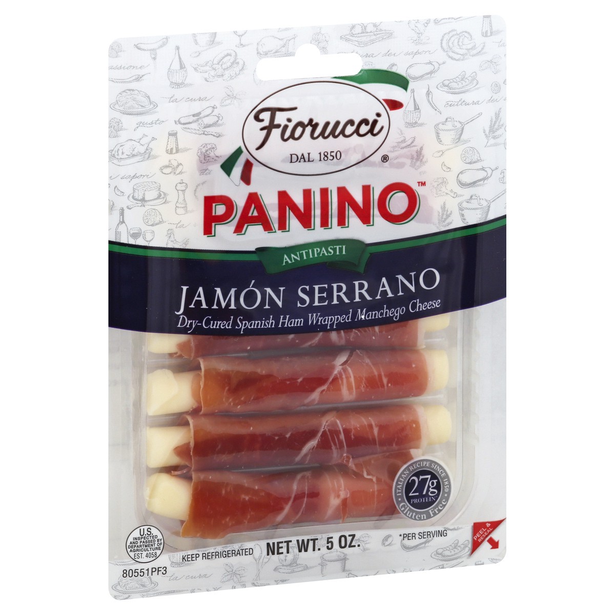 slide 2 of 9, Fiorucci Panino Jamon Serrano, 5 oz