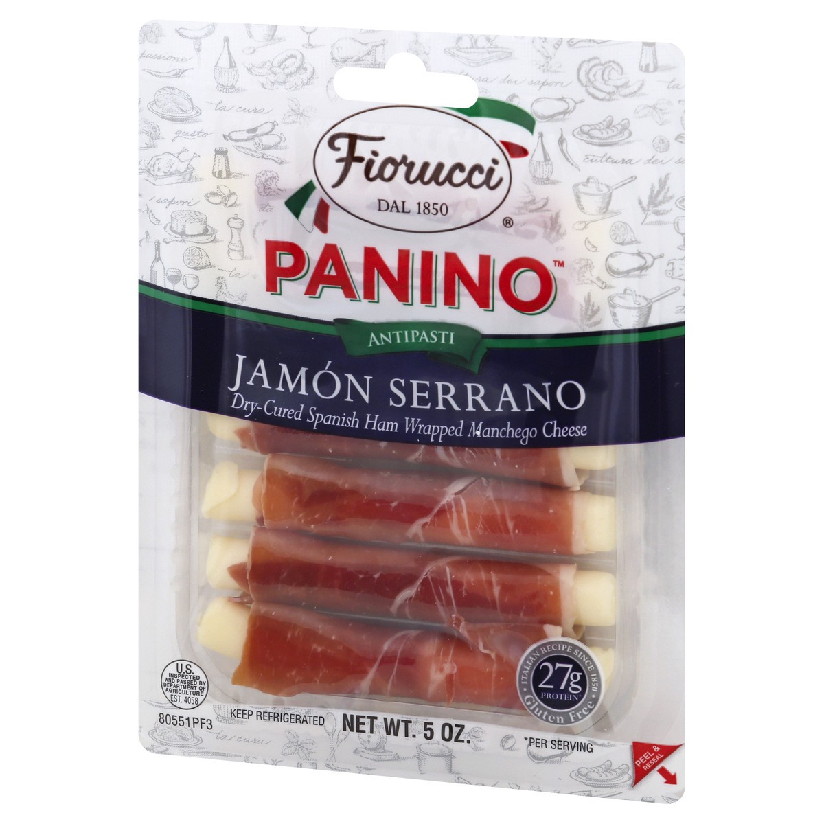 slide 3 of 9, Fiorucci Panino Jamon Serrano, 5 oz