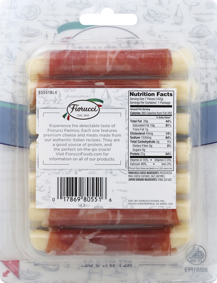 slide 5 of 9, Fiorucci Panino Jamon Serrano, 5 oz