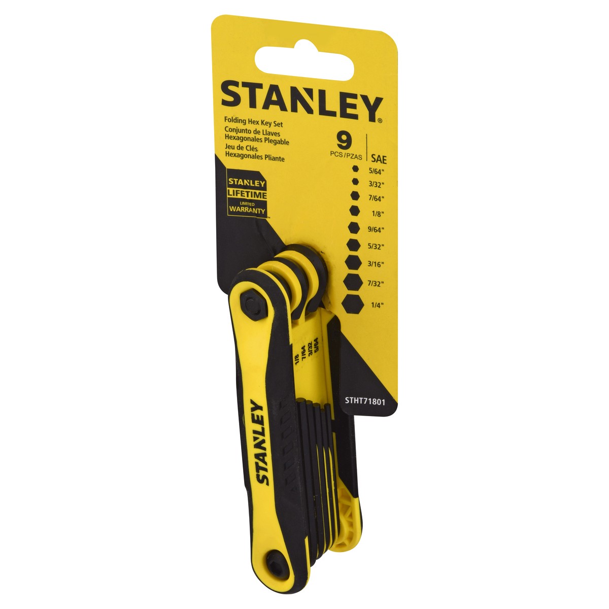 slide 3 of 9, Stanley Hex Key Set SAE, 1 ct