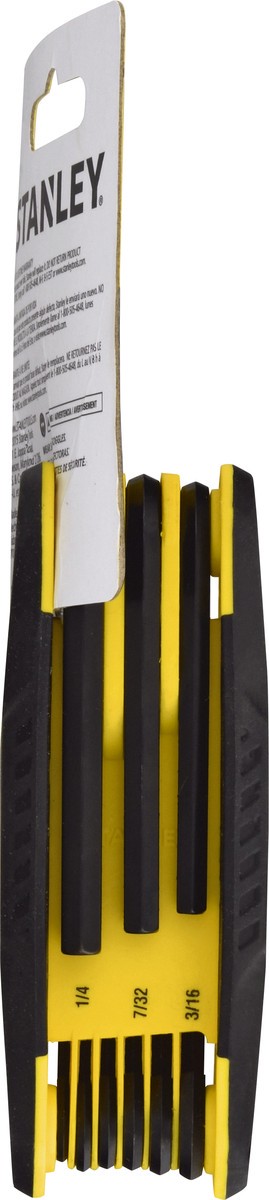 slide 4 of 9, Stanley Hex Key Set SAE, 1 ct