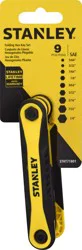 Stanley 9 Pieces Folding Hex Key Set - 1 ea