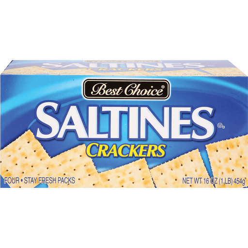 slide 1 of 1, Best Choice Saltine Crackers, 16 oz