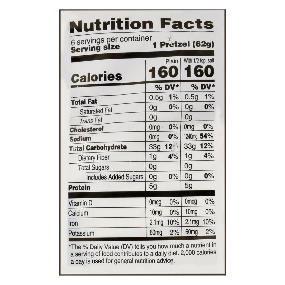 slide 11 of 14, Hanover Baked Unsalted Sourdough Soft Pretzels 6 Each, 6 ct