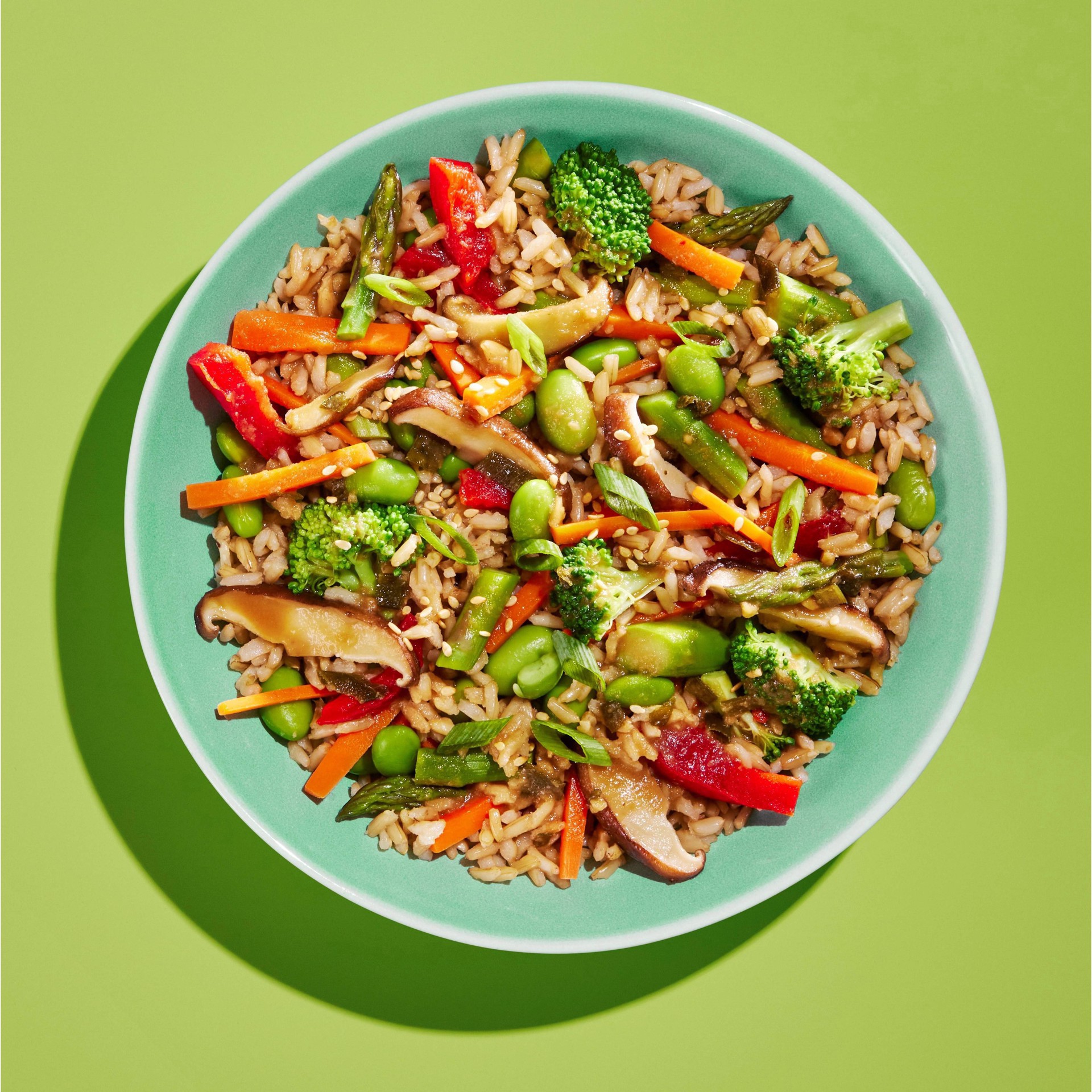 slide 4 of 5, Forks Over Knives Sesame Ginger Fancy Veggies & Rice 14 oz, 14 oz