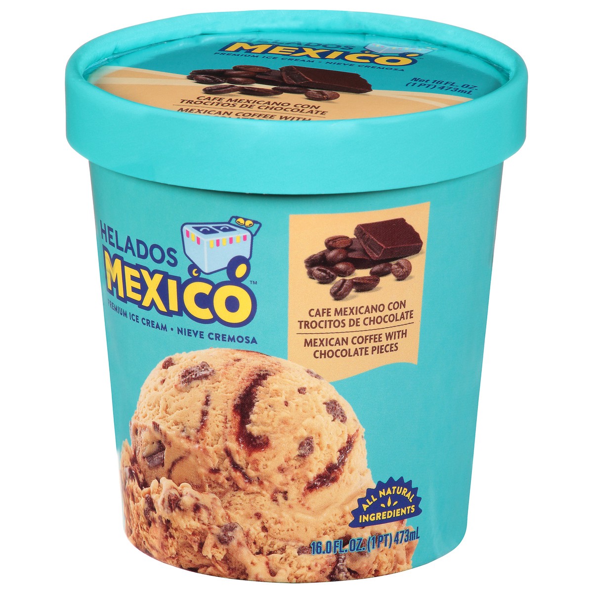slide 3 of 12, Helados Ic Mexican Coffee Pint, 16 oz