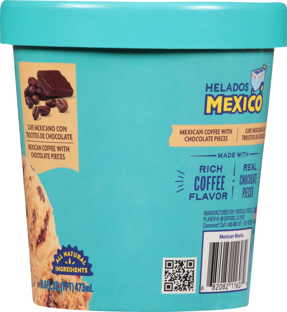 slide 6 of 12, Helados Ic Mexican Coffee Pint, 16 oz