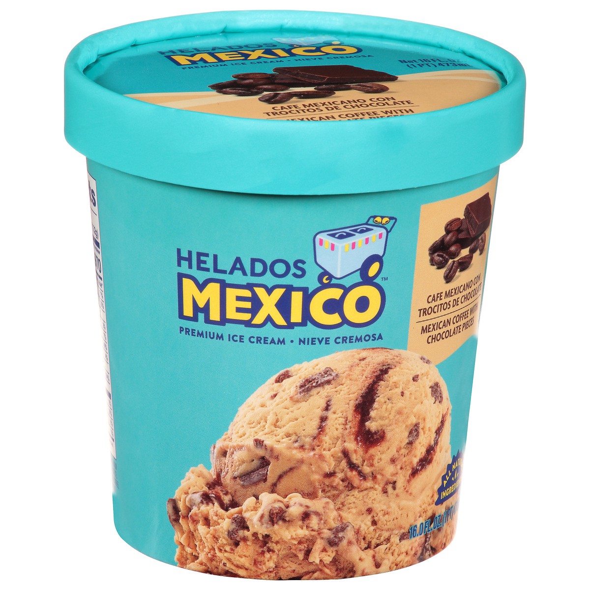 slide 7 of 12, Helados Ic Mexican Coffee Pint, 16 oz