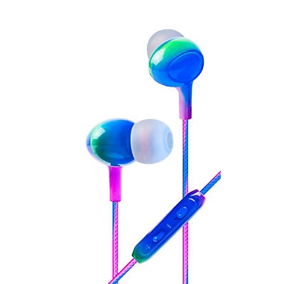 slide 1 of 1, Bytech Wired Rainbow Earbud, 1 ct