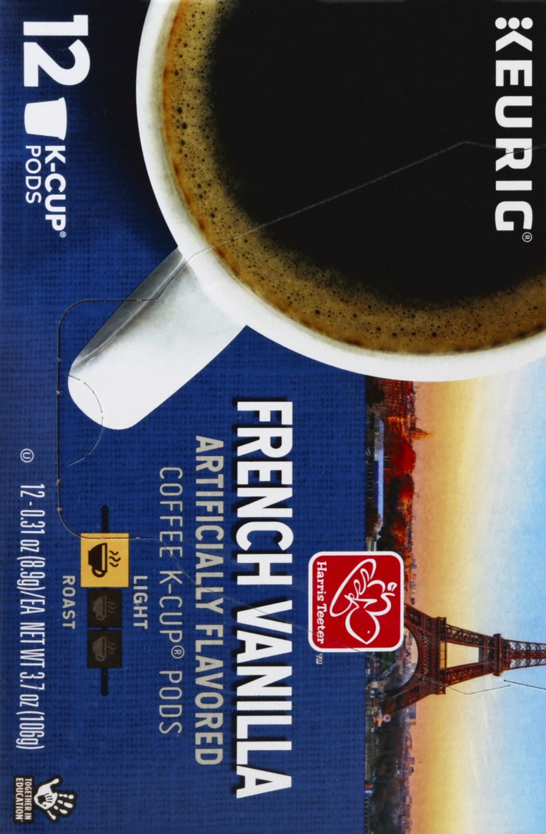 slide 3 of 5, Harris Teeter French Vanilla Coffee, 12 ct