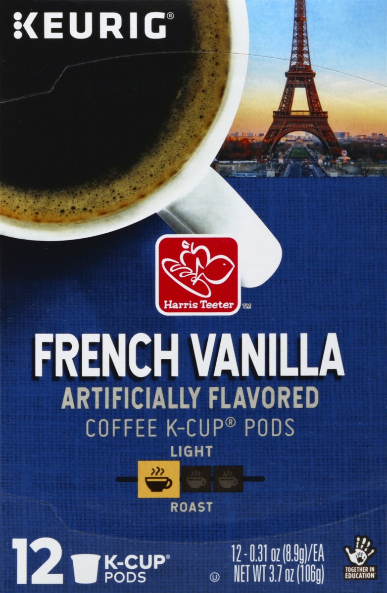slide 4 of 5, Harris Teeter French Vanilla Coffee, 12 ct