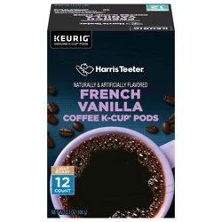 Harris Teeter French Vanilla Coffee - 12 ct