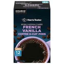 Harris Teeter French Vanilla Coffee - 12 ct