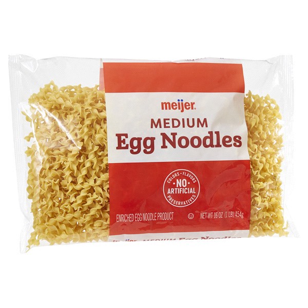 slide 27 of 29, Meijer Medium Egg Noodles, 16 oz