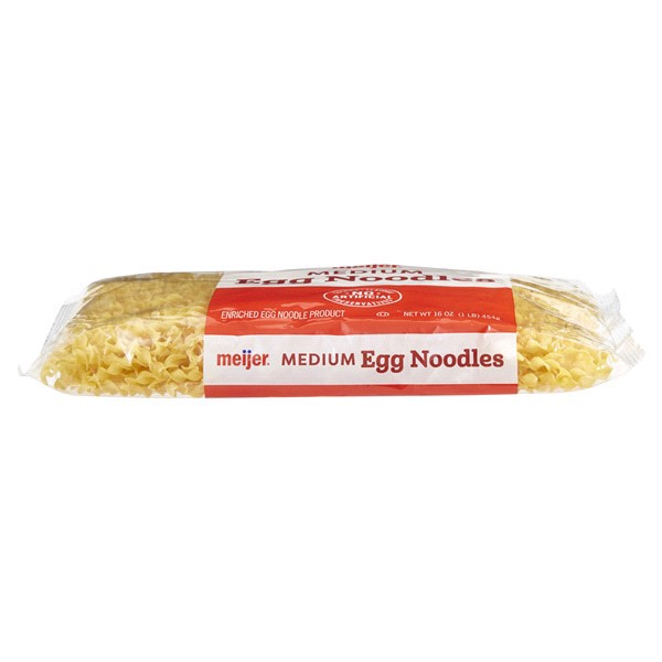 slide 28 of 29, Meijer Medium Egg Noodles, 16 oz