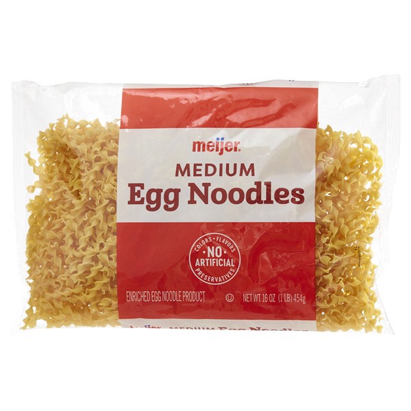 slide 8 of 29, Meijer Medium Egg Noodles, 16 oz