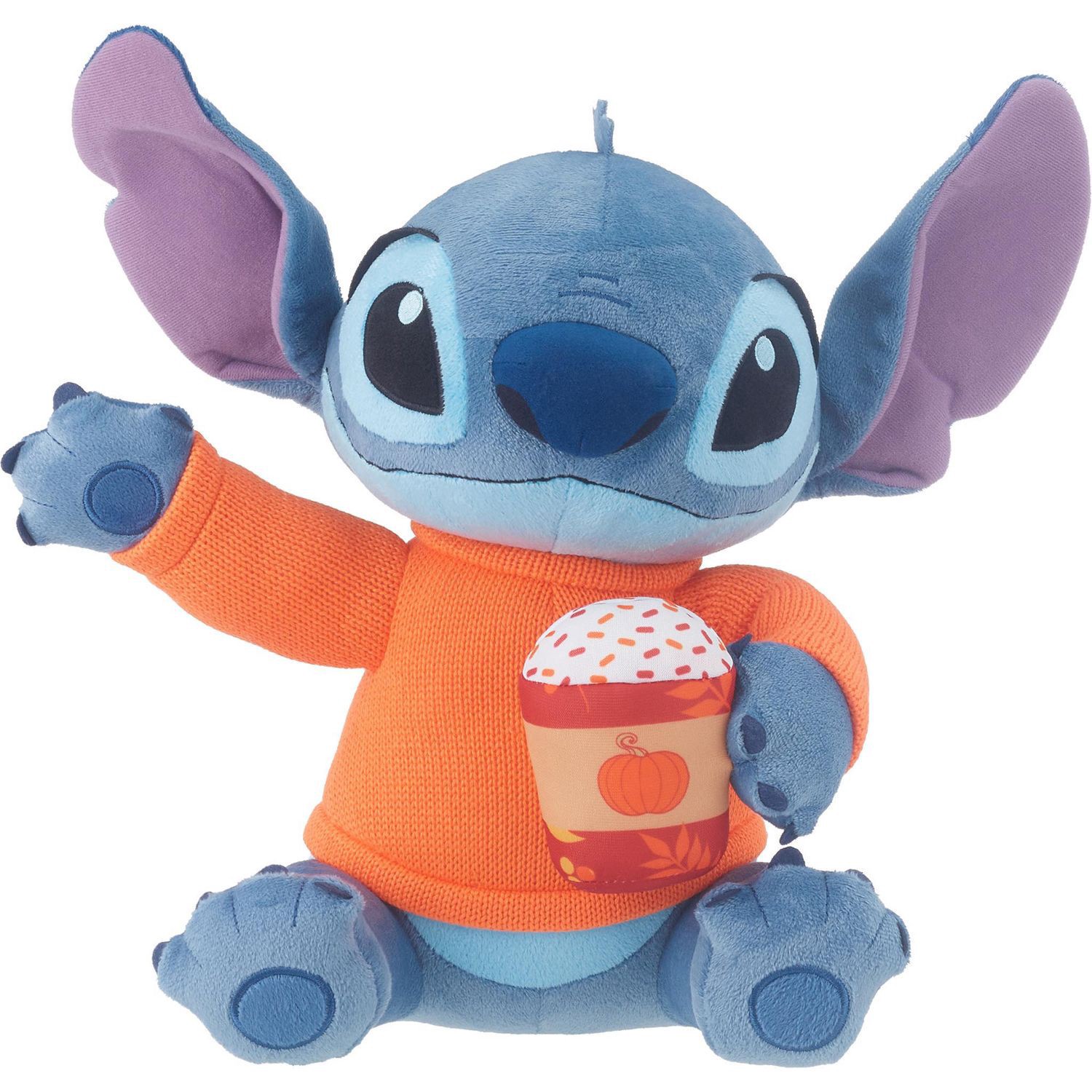 slide 1 of 2, JUST PLAY Stitch Sweater Harvest Plush, 1 ct