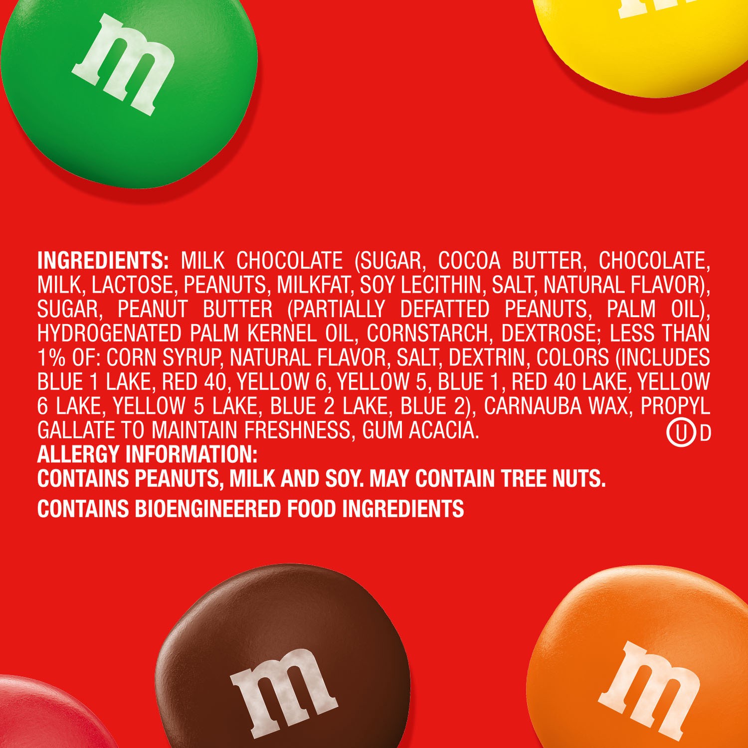 slide 3 of 8, M&M's Chocolate Candies, Peanut Butter, 55 oz