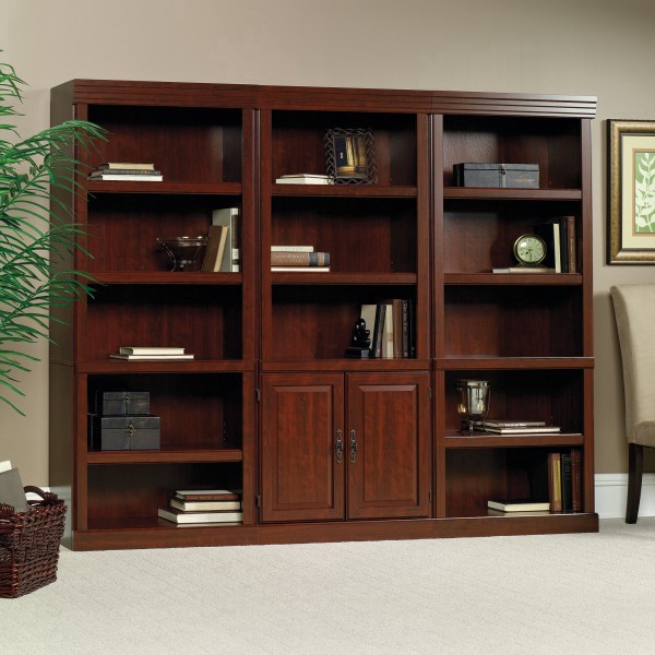 slide 9 of 10, Sauder® Heritage Hill 72""H Bookcase, Open 5-Shelf, Classic Cherry, 1 ct