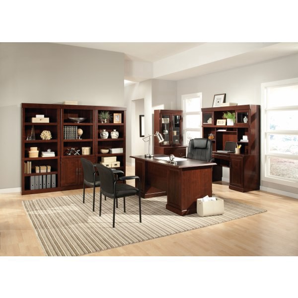 slide 10 of 10, Sauder® Heritage Hill 72""H Bookcase, Open 5-Shelf, Classic Cherry, 1 ct
