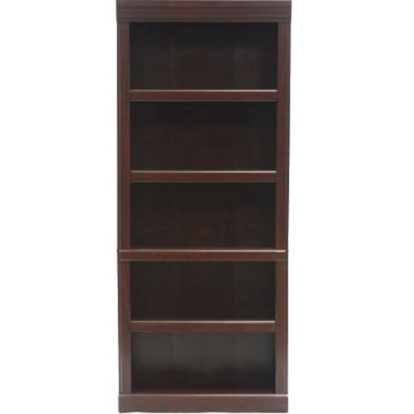 slide 4 of 10, Sauder® Heritage Hill 72""H Bookcase, Open 5-Shelf, Classic Cherry, 1 ct