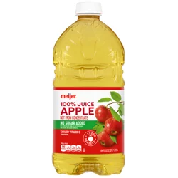 Meijer Fresh Pressed Apple Juice - 64 oz