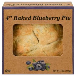 Table Talk Pies Baked Blueberry Pie 4 Inch 4 oz