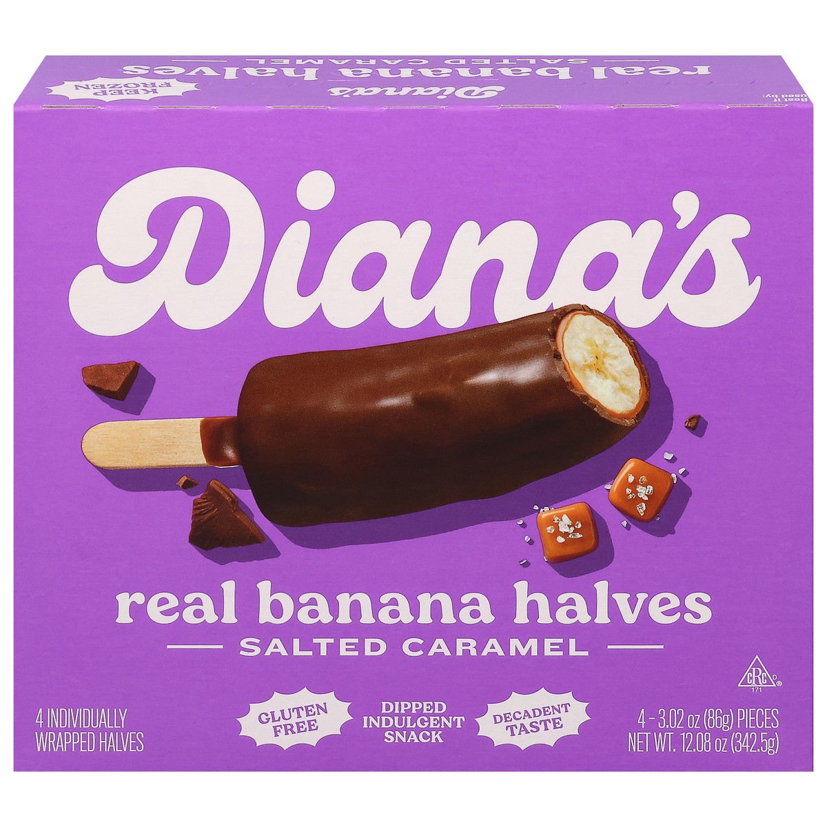 slide 11 of 13, Diana's Real Salted Caramel Banana Halves - 4 ct, 4 ct