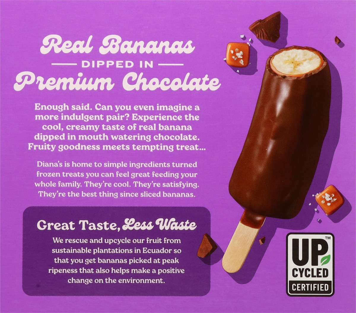 slide 13 of 13, Diana's Real Salted Caramel Banana Halves - 4 ct, 4 ct