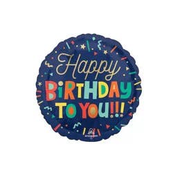 Standard Happy Birthday Bright Blocks