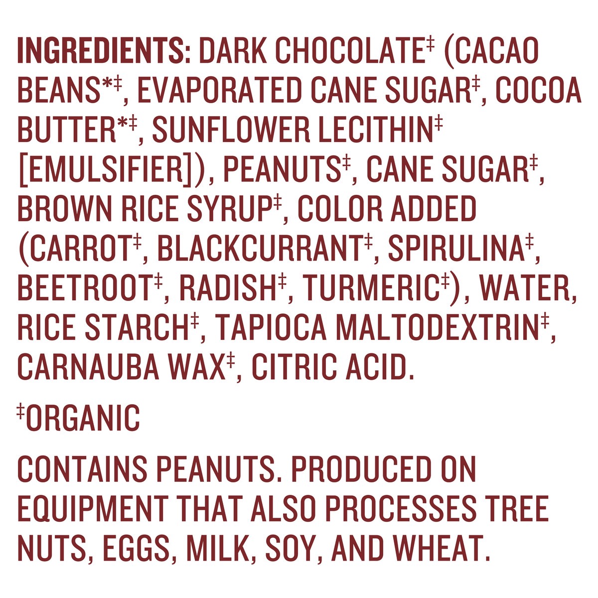 slide 9 of 11, Justin's Justin’s Organic Dark Chocolate Peanut Candy Pieces, 1.5oz, 1.5 oz
