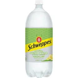 Schweppes Lemon Lime Sparkling Seltzer Water- 2 liter