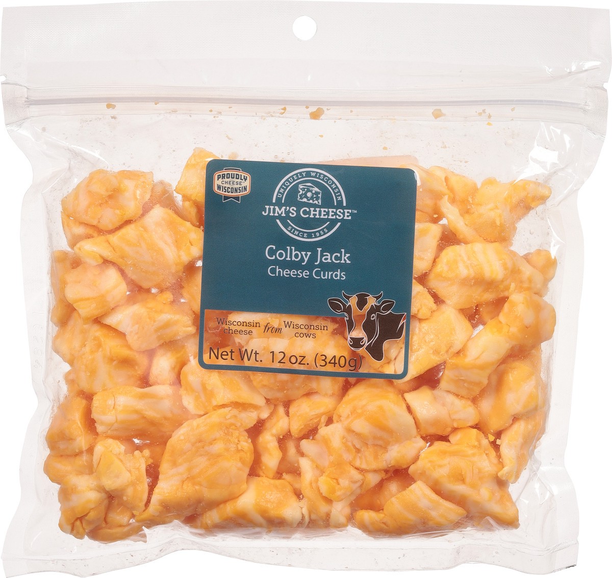 slide 5 of 12, Jim's Cheese Colby Jack Cheese Curds 12 oz, 12 oz