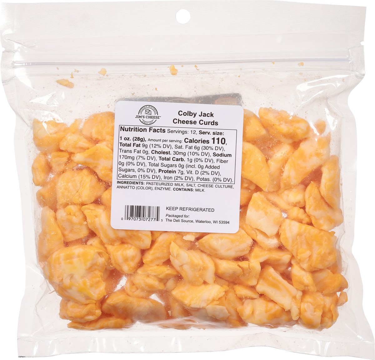 slide 7 of 12, Jim's Cheese Colby Jack Cheese Curds 12 oz, 12 oz
