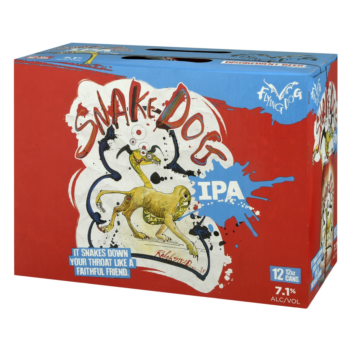 slide 3 of 8, Flying Dog Beer Snakedog, West Coast IPA, Craft Beer, 7.1% ABV, 12 ct