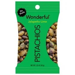 Wonderful Pistachios Jalapeno Lime No Shells - 2.25 oz
