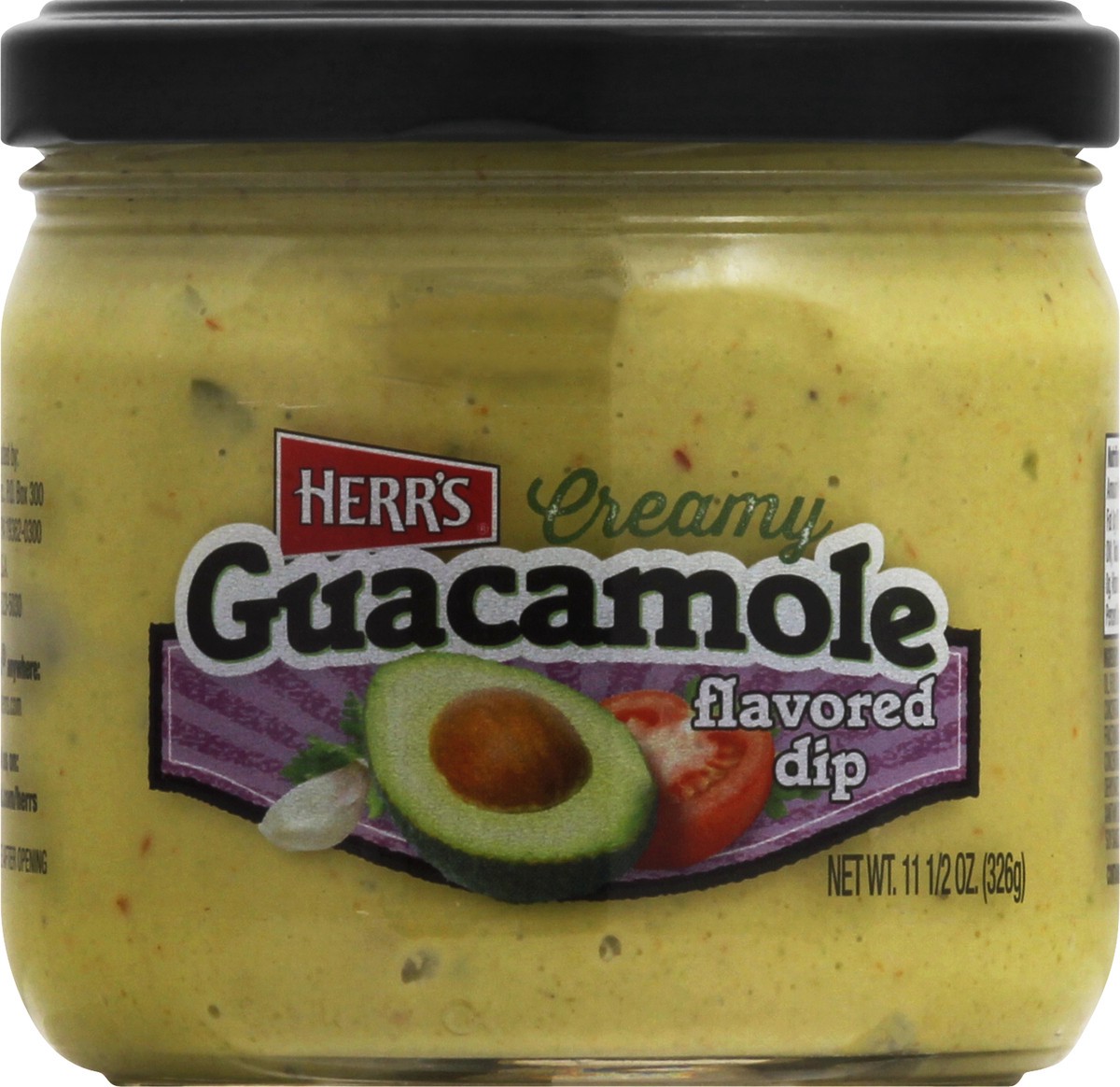 slide 6 of 9, Herr's Creamy Guacamole Flavored Dip 11.5 oz, 11.5 oz