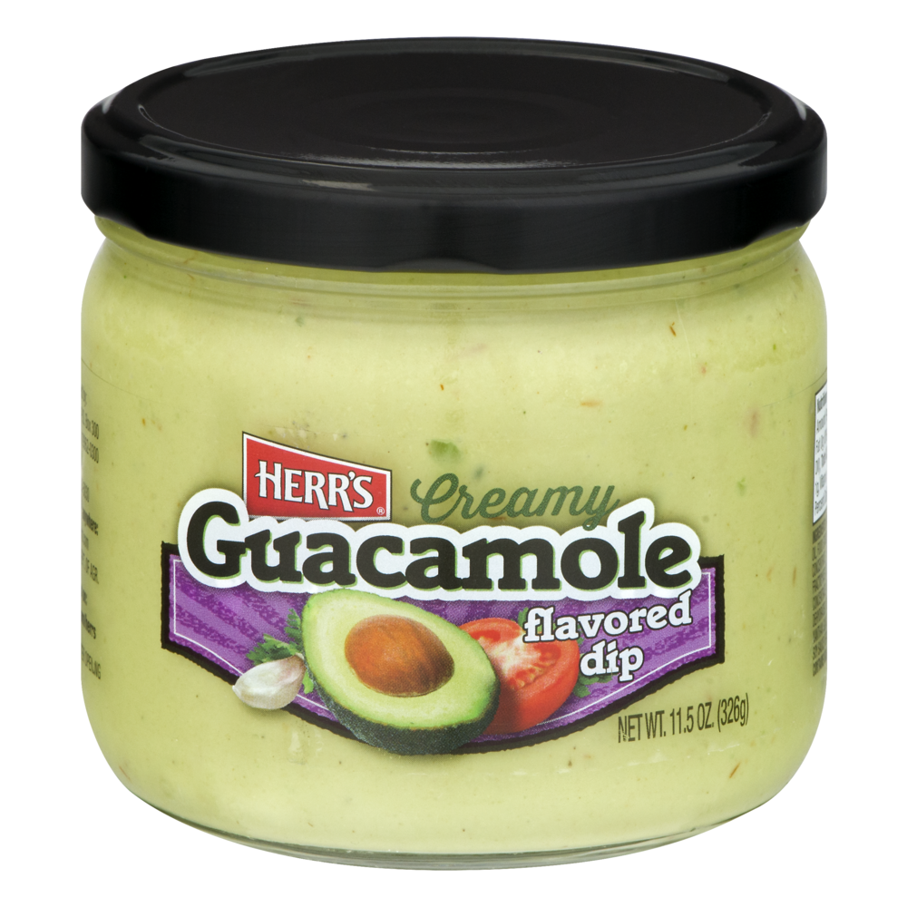slide 1 of 1, Herr's Guacamole Flavored Dip, 11.5 oz