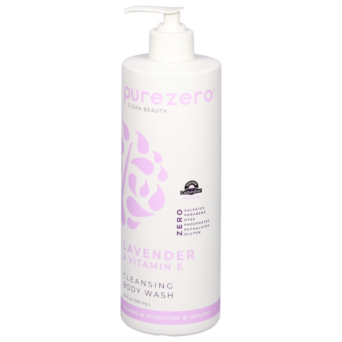 slide 13 of 13, Purezero Cleansing Lavender & Vitamin E Body Wash 20 fl oz, 20 fl oz