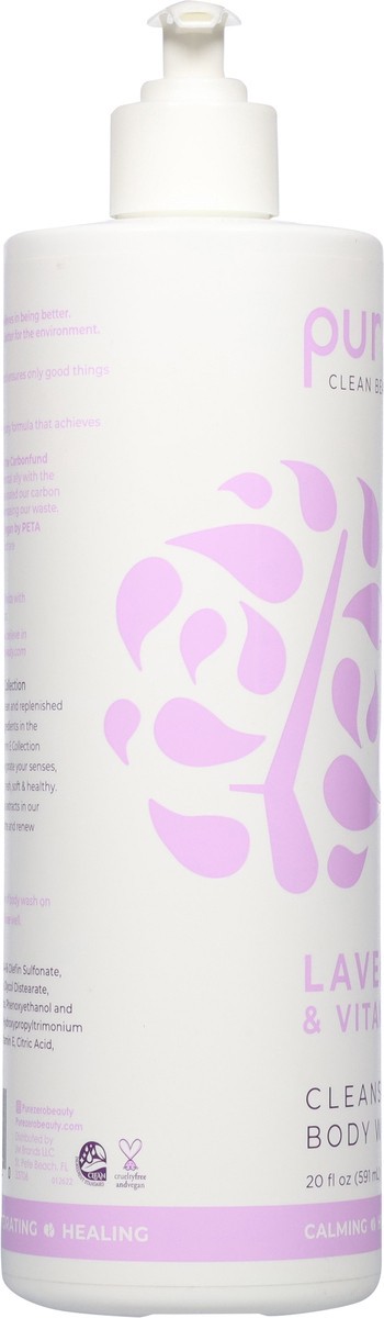 slide 12 of 13, Purezero Cleansing Lavender & Vitamin E Body Wash 20 fl oz, 20 fl oz