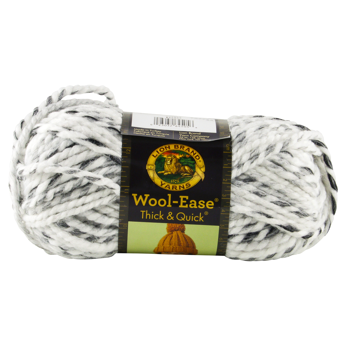 slide 4 of 4, Lion Brand Yarn Wool Ease Thick & Quick Marble, 5 oz