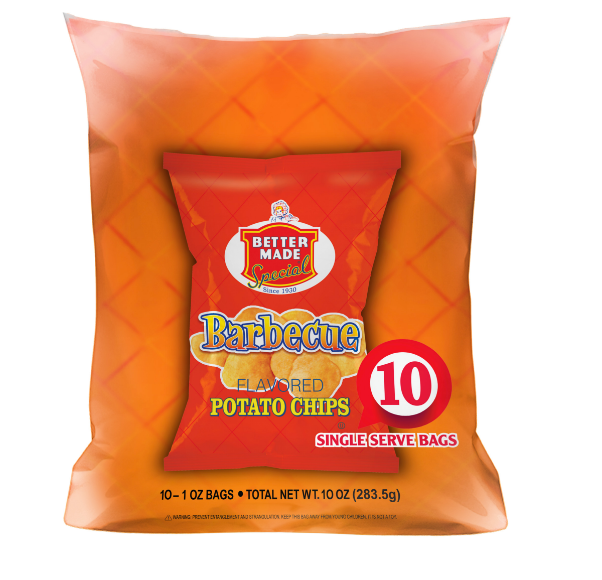 slide 1 of 1, Better Made BBQ Multi Packs, 10 ct