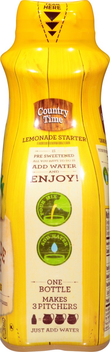 slide 11 of 13, COUNTRY TIME Lemonade Starter Classic Lemonade Beverage-Liquid Concentrate 18.2 fl oz. Bottle, 18.20 fl oz