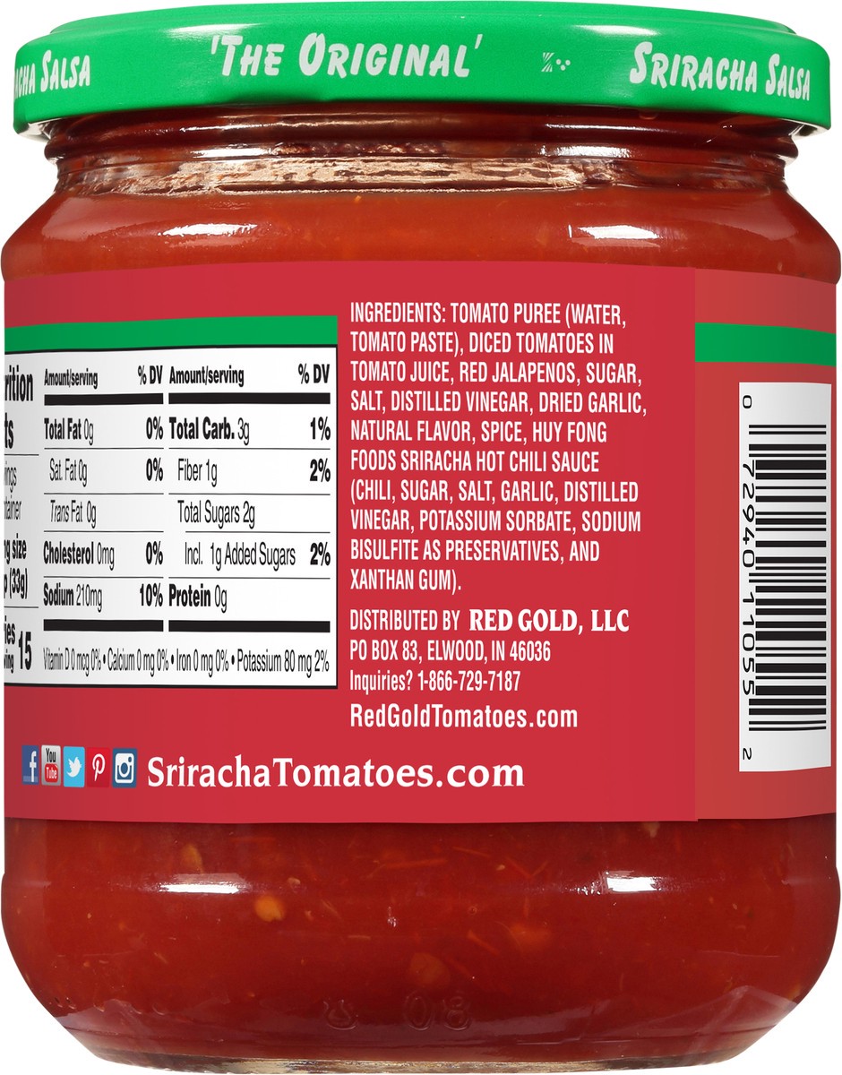 slide 3 of 7, Red Gold Huy Fong Salsa Sriracha Hot, 15.5 fl oz