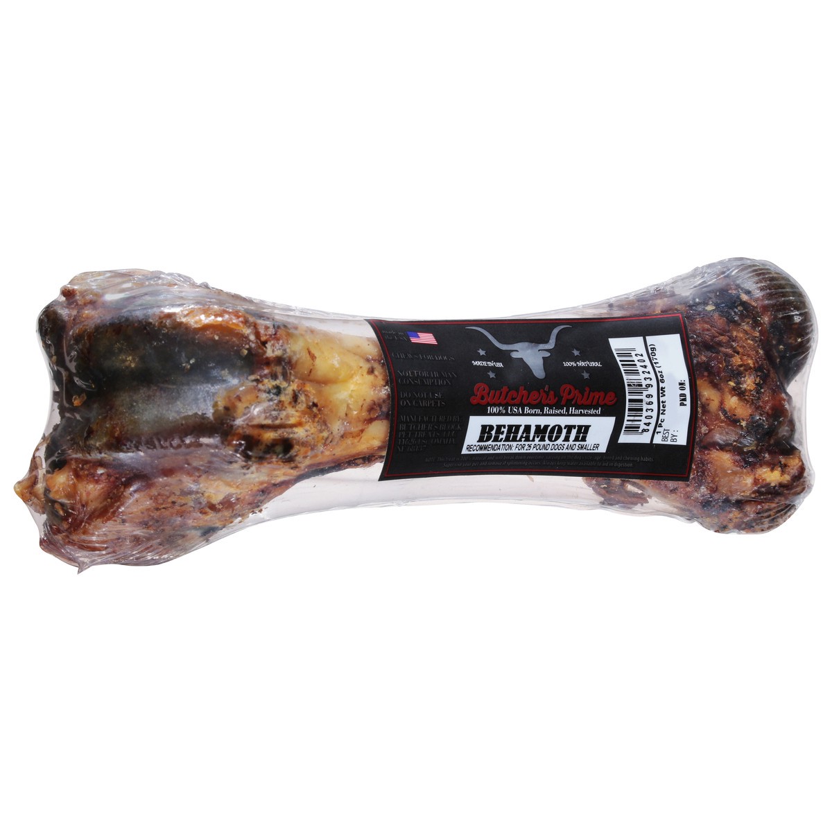 slide 6 of 12, Butcher's Prime Behamoth 100% Natural Pork Dog Chew 1 Each, 1 ct