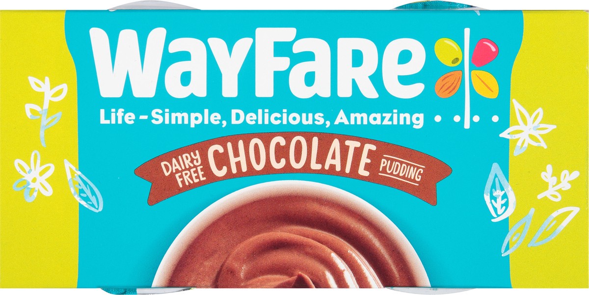 slide 10 of 13, WayFare Dairy Free Chocolate Pudding 4 ea, 4 ct